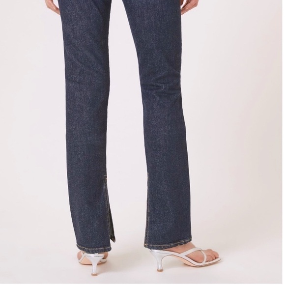 NWT Anthropologie Pilcro the slit straight jeans high rise size 25 - Picture 6 of 15